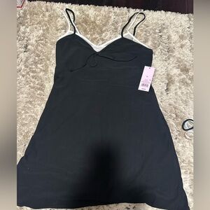 Target Black Dress with White Accents